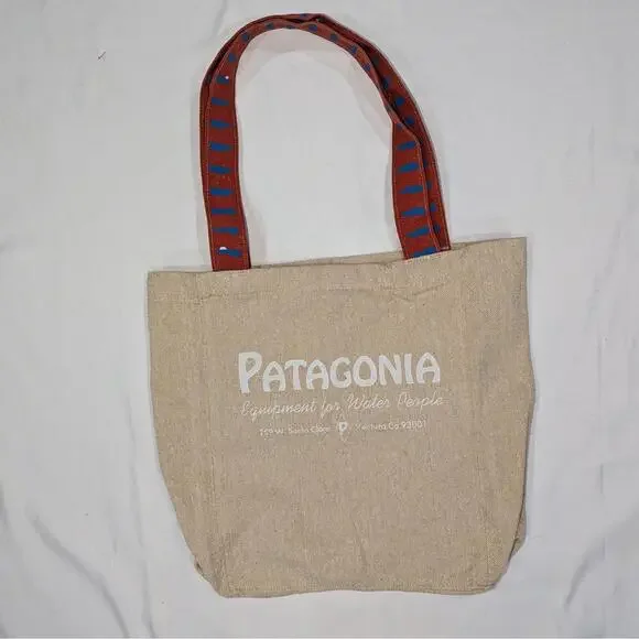 Patagonia Recycled Market Tote 59250 WPTN / Water People Banner Tan - Picture 2 of 7